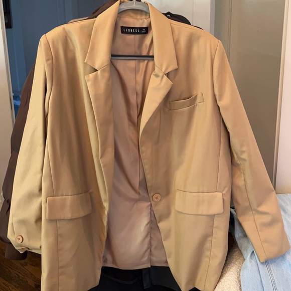 Camel brown blazer - Picture 3 of 4